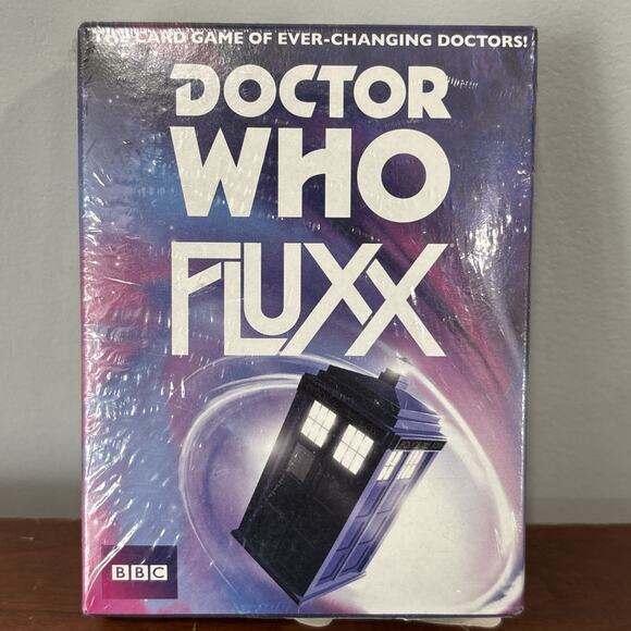 Doctor Who Fluxx Card Game New & Sealed The Card Game Of Ever Changing Doctors - Picture 1 of 5